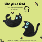 Life Plus Cat Embroidered Patches - Multiple Designs Available - CheerCove