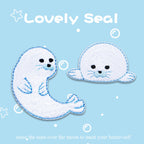 Lovely Seal Embroidered Patches - Multiple Designs Available - CheerCove