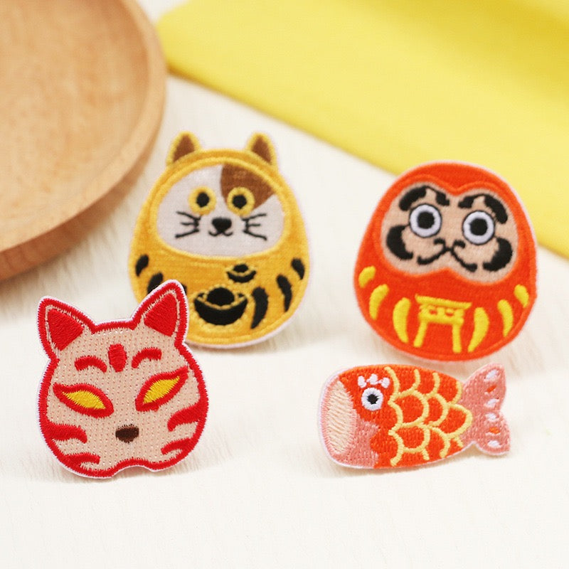 Japanese Style Lucky Patches (Stick-On)