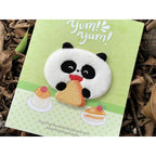 Eating Bear Cub Embroidered Patches - Multiple Designs Available - CheerCove