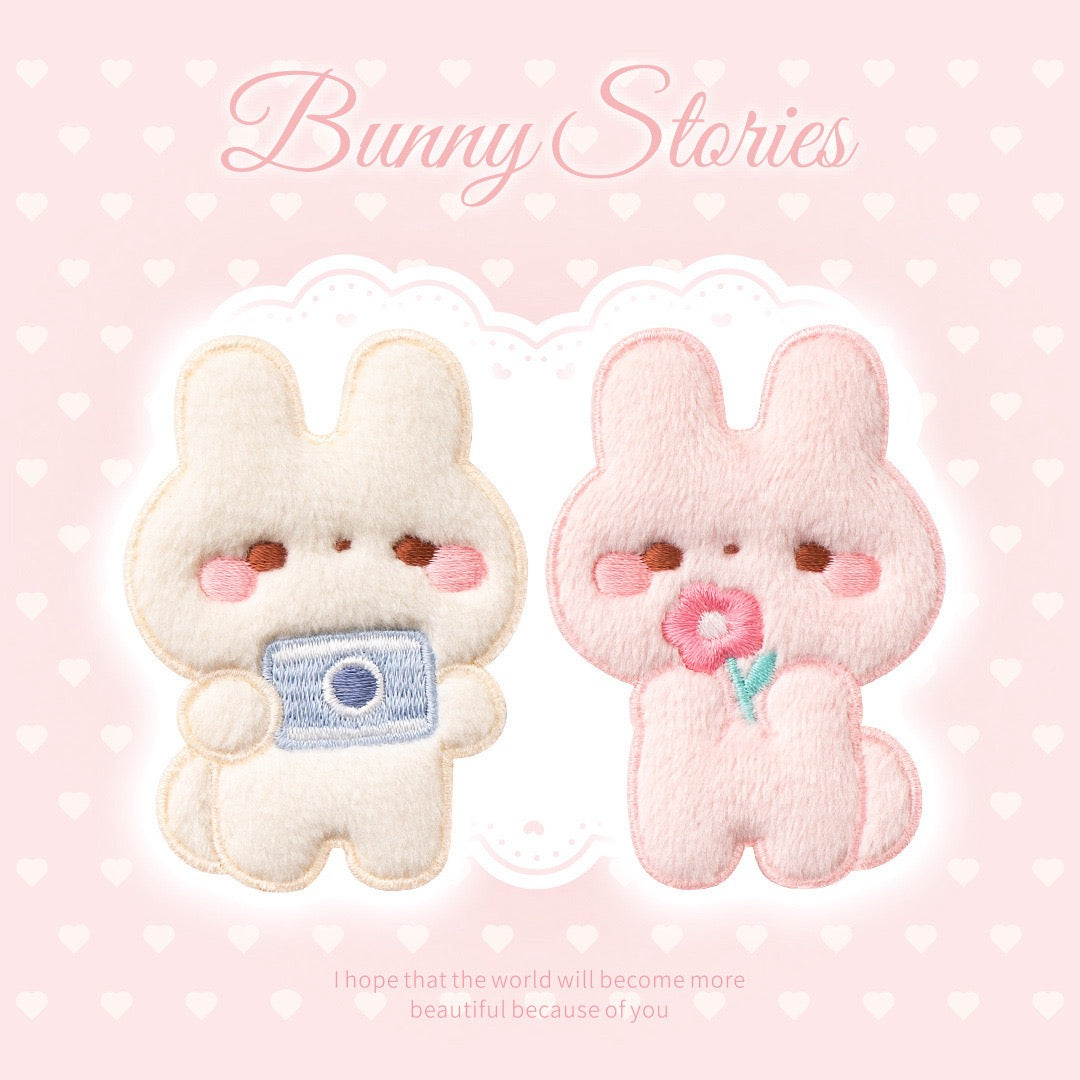 Little Bunny Buddy Embroidered Patches - Multiple Designs Available - CheerCove