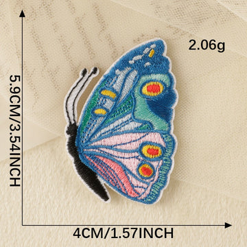 Butterfly Embroidered Patches ② - Multiple Designs Available - CheerCove