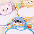 Write-On Name Embroidered Patches ② - Multiple Designs Available - CheerCove