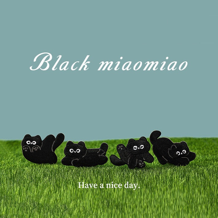 Black Cat ② Patches(Stick-On)