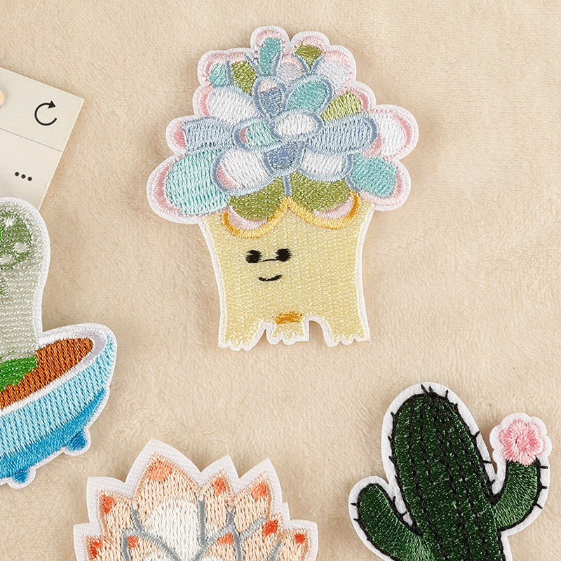 Cactus Embroidered Patches - Multiple Designs Available - CheerCove