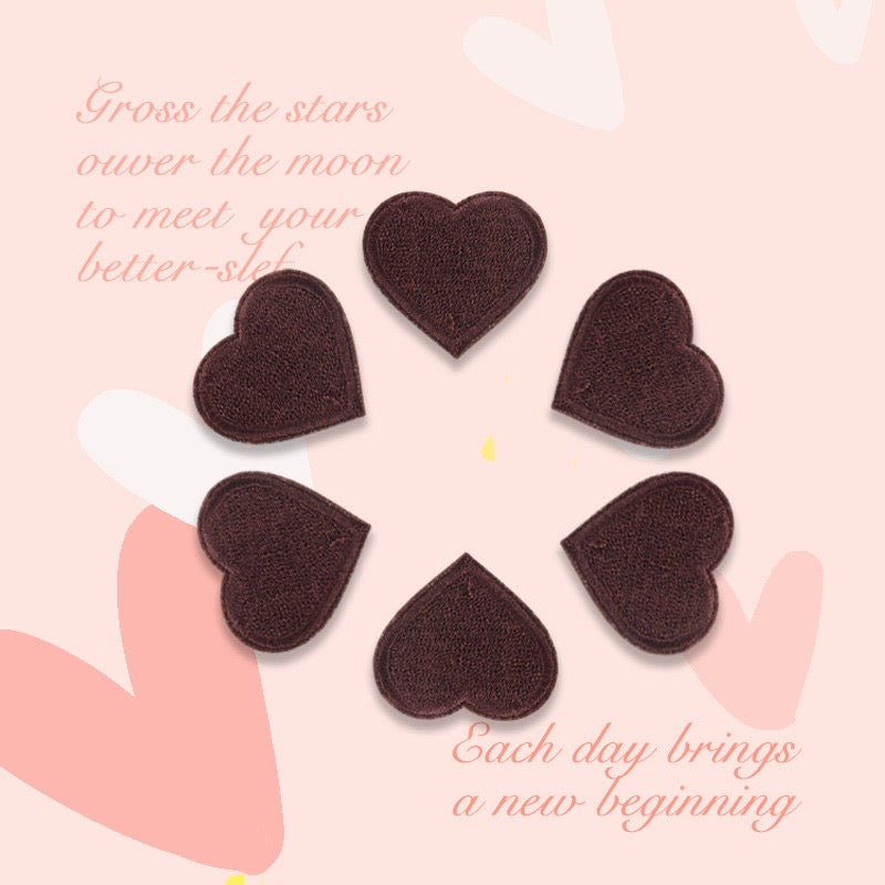 Heart Embroidered Patches - Multiple Designs Available - CheerCove