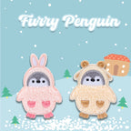 Furry Penguins Embroidered Patches - Multiple Designs Available - CheerCove