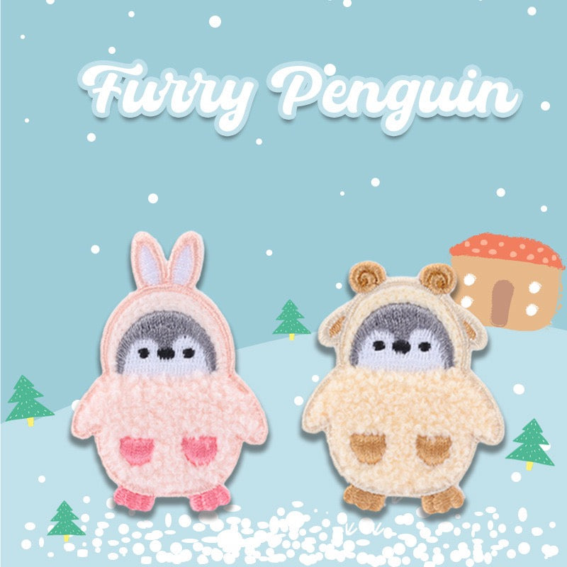 Furry Penguins Embroidered Patches - Multiple Designs Available - CheerCove