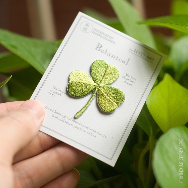 Lucky Four-Leaf Clover Embroidered Patches - Multiple Designs Available - CheerCove