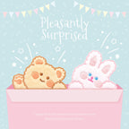 Sweet Dream Rabbit and Bear Embroidered Patches - Multiple Designs Available - CheerCove
