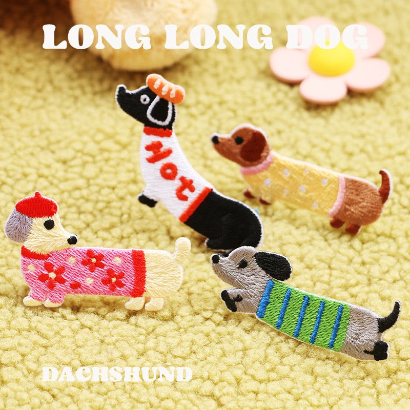 Wiener Dog Patches(Stick-On)