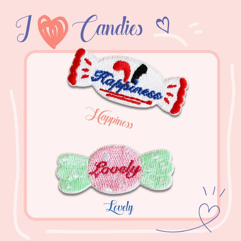 Candy Embroidered Patches - Multiple Designs Available - CheerCove