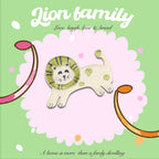 Lion Family Embroidered Patches - Multiple Designs Available - CheerCove
