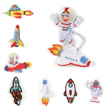 Rocket Embroidered Patches ② - CheerCove