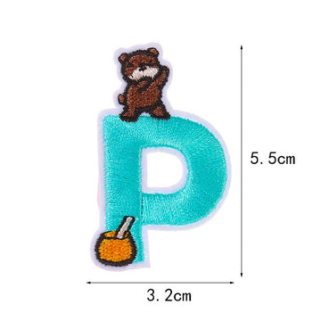 Animal Alphabet Embroidered Patches - CheerCove