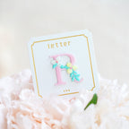 Cute Floral Alphabet Patches(Stick-On)