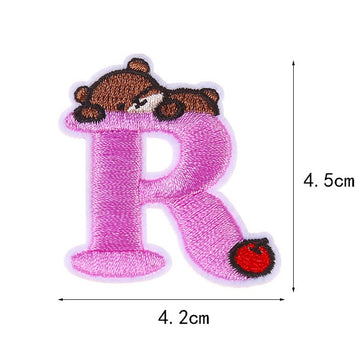 Animal Alphabet Embroidered Patches - CheerCove