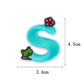 Animal Alphabet Embroidered Patches - CheerCove