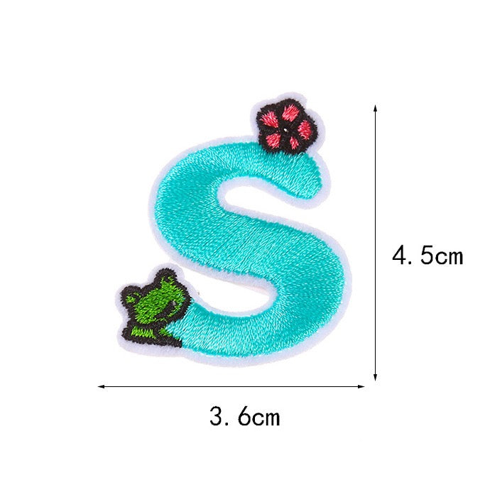 Animal Alphabet Embroidered Patches - CheerCove
