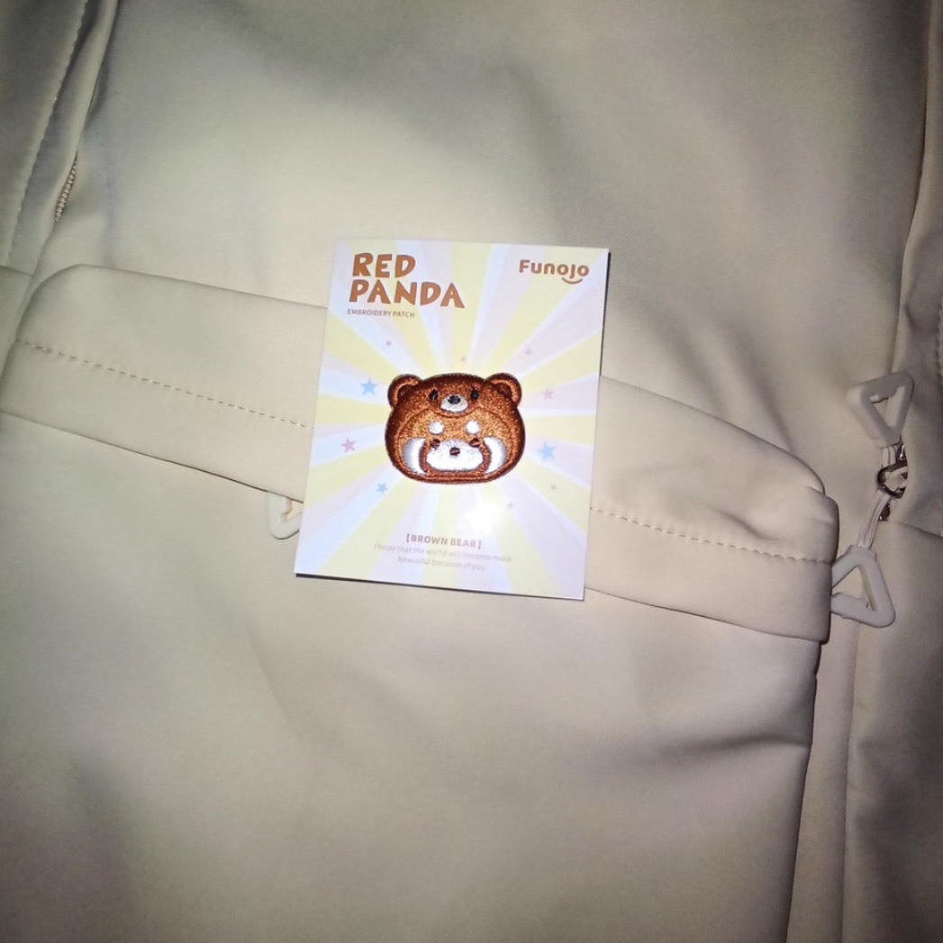 Cute Red Panda in Hat Patch Patches(Stick-On) - CheerCove