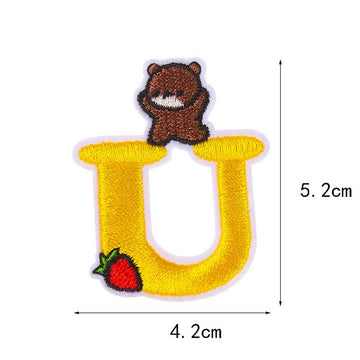 Animal Alphabet Embroidered Patches - CheerCove