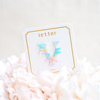 Cute Floral Alphabet Patches(Stick-On)