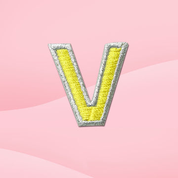 Minimalist Alphabet  Patches(Stick-On)