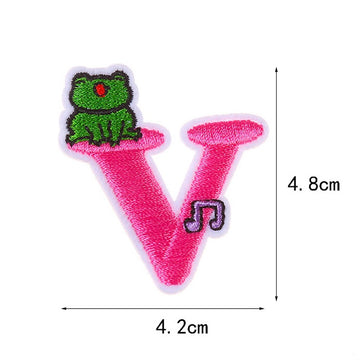 Animal Alphabet Embroidered Patches - CheerCove