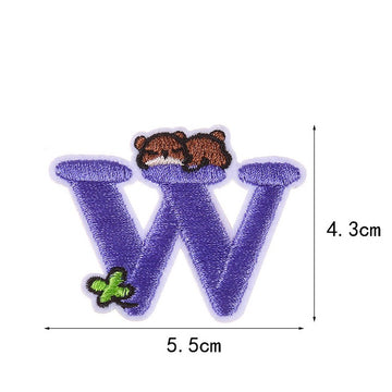 Animal Alphabet Embroidered Patches - CheerCove