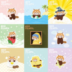 Funny Red Panda Embroidered Patches - Multiple Designs Available - CheerCove