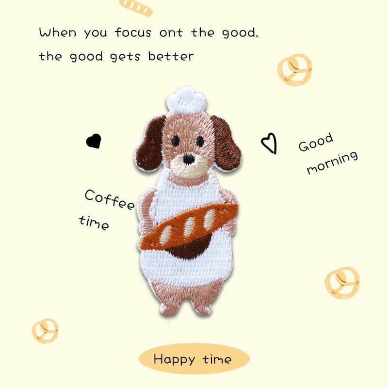 Baking Dog Patches(Stick-On) - CheerCove