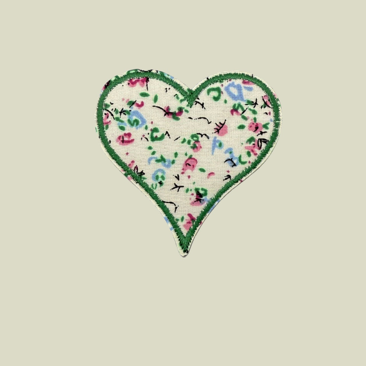 Floral Heart Patches(Stick-On) - CheerCove