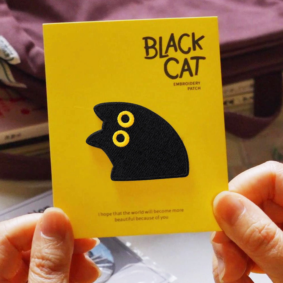 Black Cat Patches(Stick-On) - CheerCove