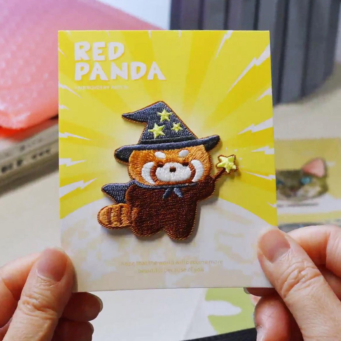Funny Red Panda Patches(Stick-On) - CheerCove