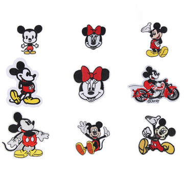 Classic Cartoon Mouse Patches (Iron-On)