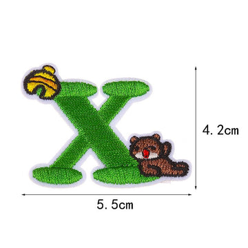 Animal Alphabet Embroidered Patches - CheerCove