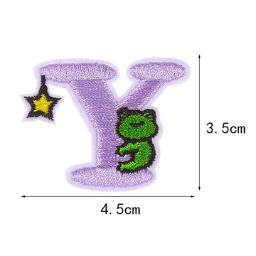 Animal Alphabet Embroidered Patches - CheerCove