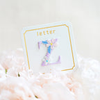 Cute Floral Alphabet Patches(Stick-On)