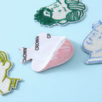Minimalist Line Art Portrait Patches (Stick-On)