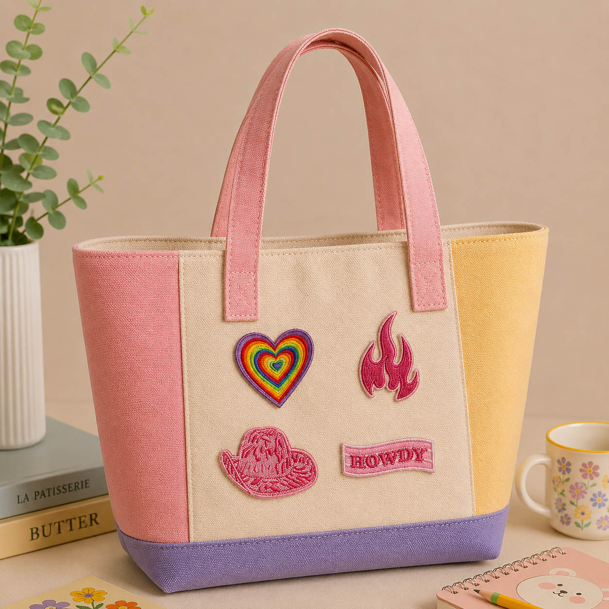 Pink Dreamscape ④ Patches (Iron-On)