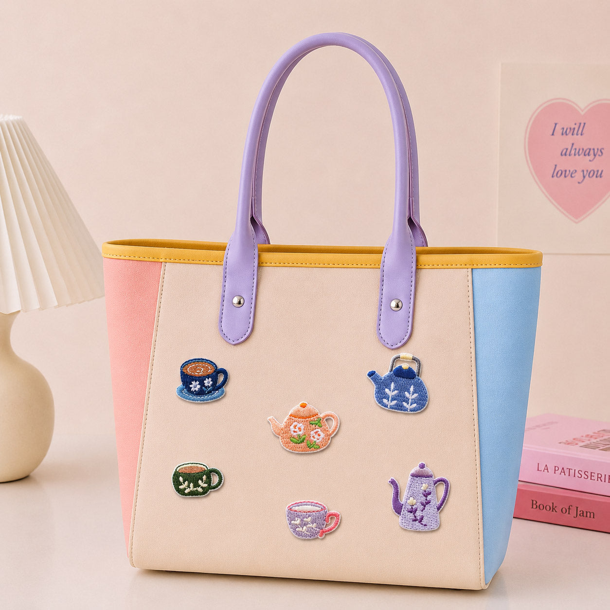 Teapot and Teacup Patches(Stick-On)