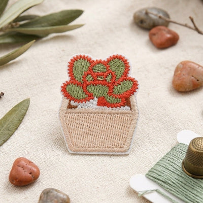 Mini Potted Succulent Patches (Stick-On)