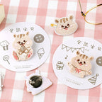 Embroidered Pins of Hamster