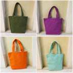 Canvas Bucket Bag