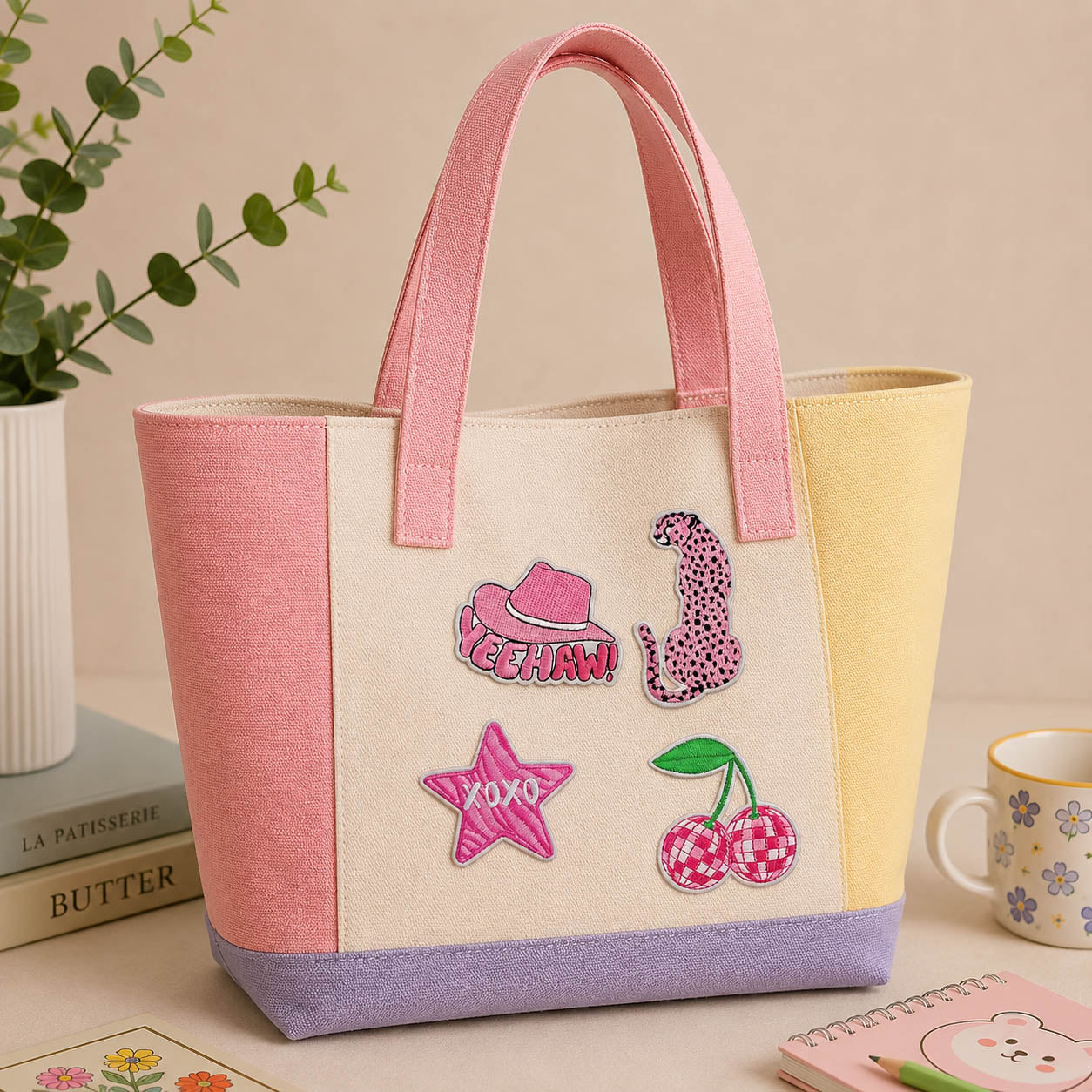 Pink Dreamscape ② Patches (Iron-On)