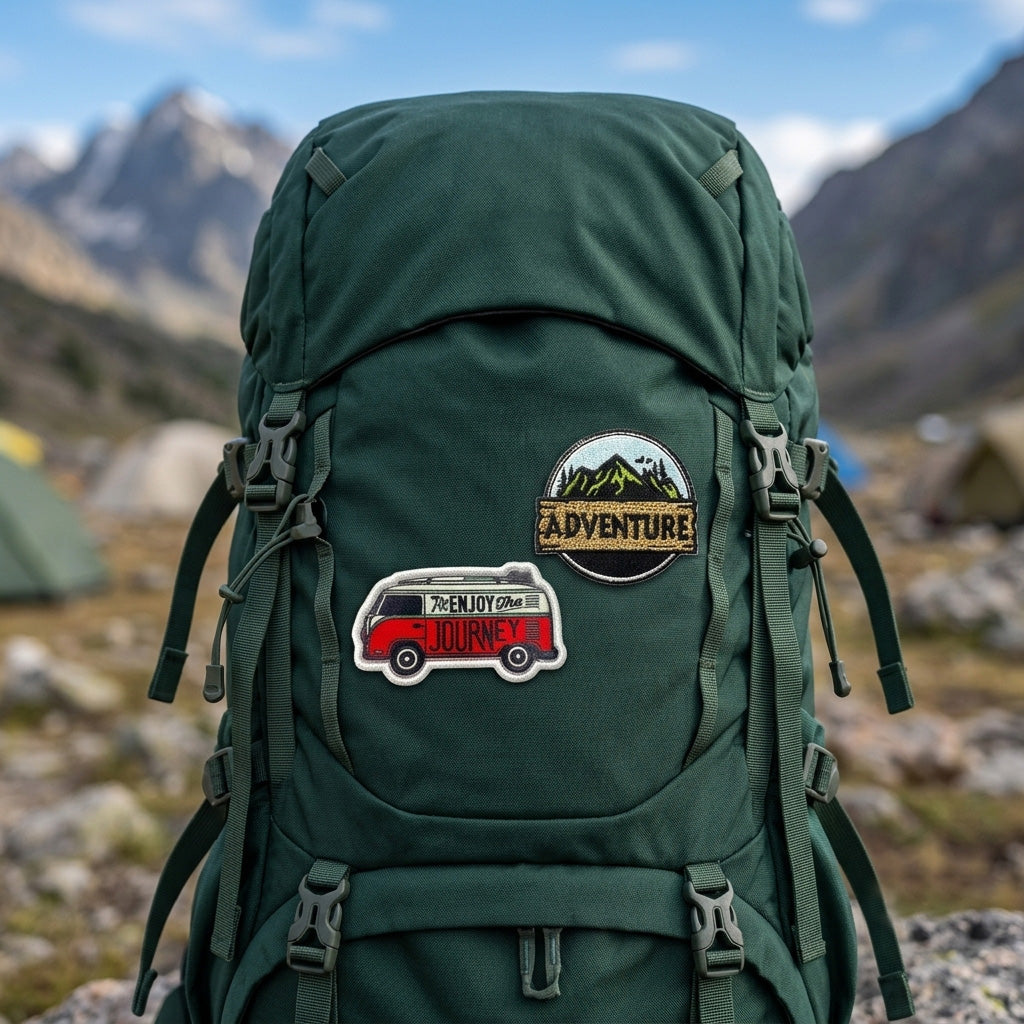 Wilderness Camping Patches (Iron-On)