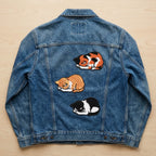 Napping Kitty Patches (Iron-On)