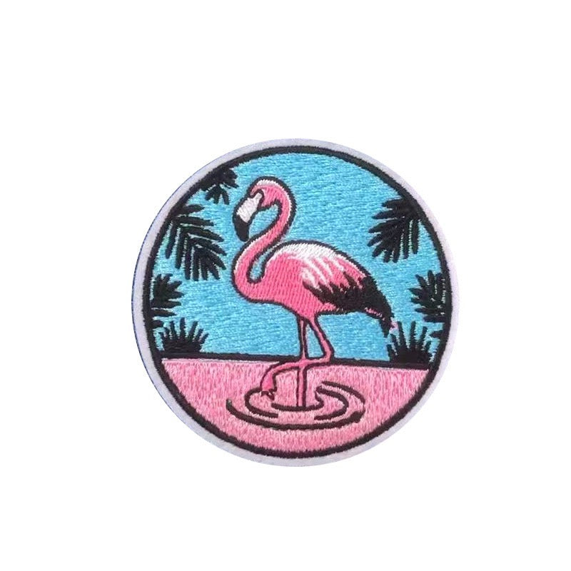 Flamingo Patches (Iron-On)