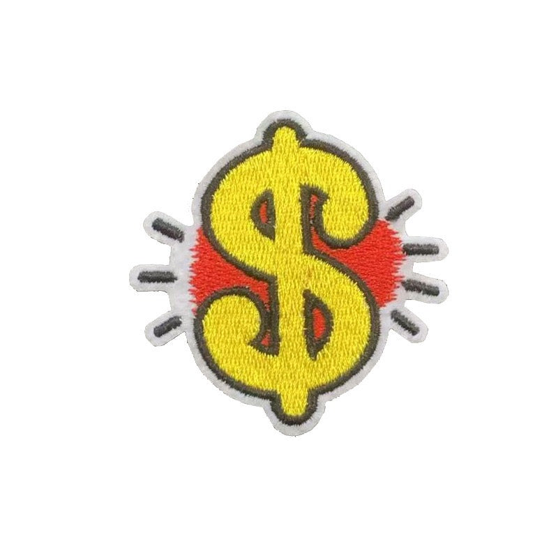 Dollar Sign Patches (Iron-On)