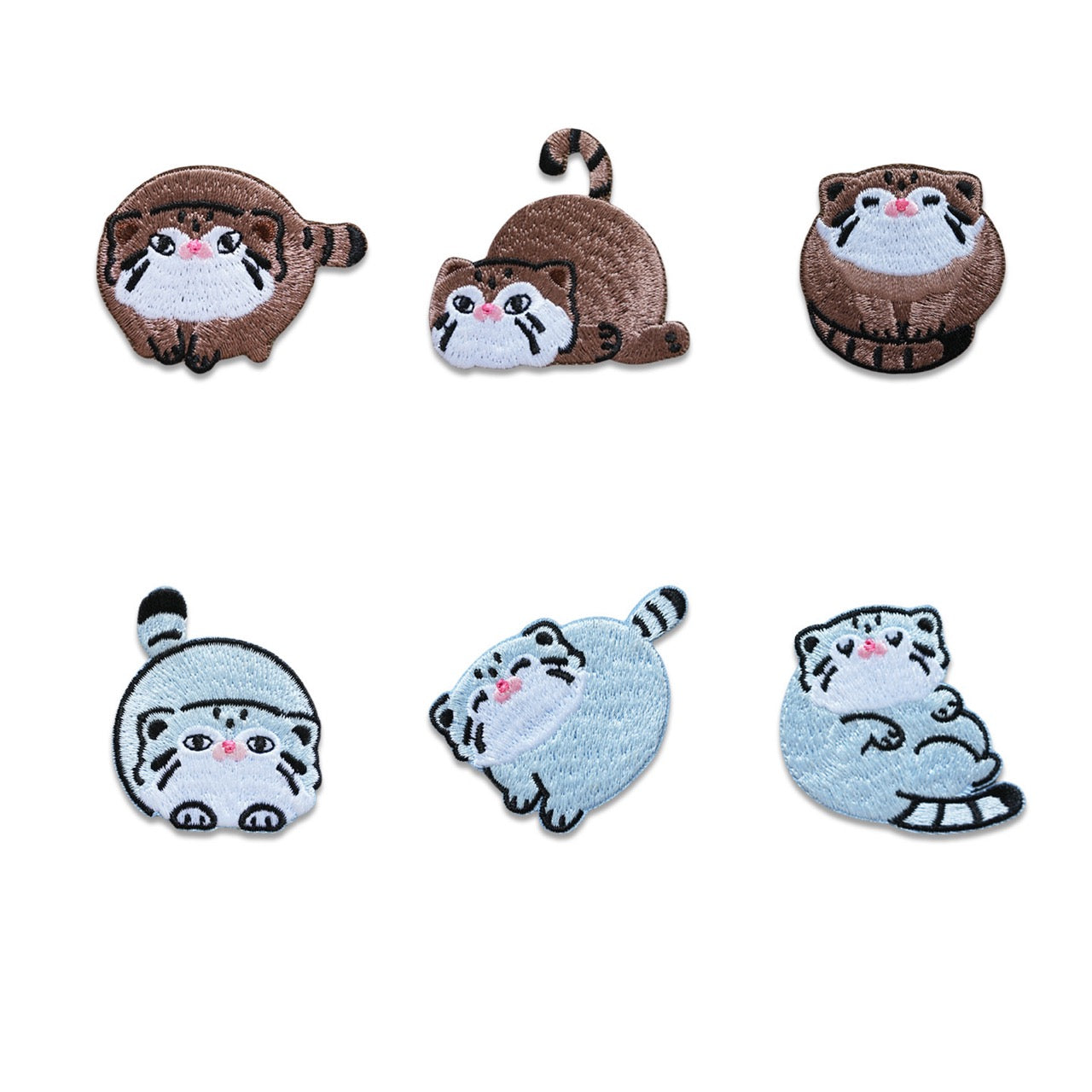 Chunky Blue Cat Patches(Stick-On)